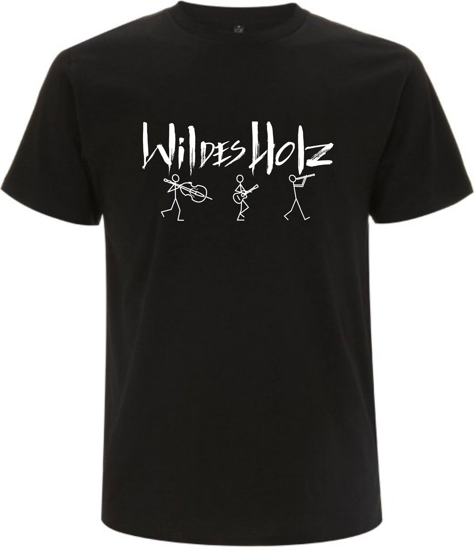 Wildes Holz Bio Fair Shirt Schwarz